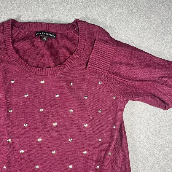 Rock & Republic Sweaters - Rock & Republic Women's Medium Sweater with Studded Detail